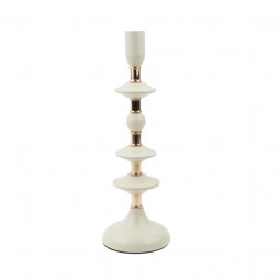 شمعدان مودرن بيج و ذهبي - 2MM10-30