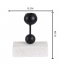 Small rectangular white ceramic candlestick Small rectangular white ceramic candlestick