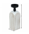 Modern white and black wood candlestick 28 cm - 2UU9-082 Modern white and black wood candlestick 28 cm - 2UU9-082