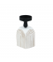 Modern white and black wood candlestick, 20 cm - 2UU9-084 Modern white and black wood candlestick, 20 cm - 2UU9-084