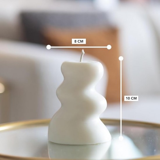 Modern candle 10 cm Modern candle 10 cm