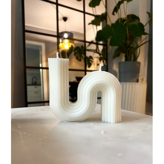 Modern candle 8 cm Modern candle 8 cm