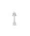 Set of 2 15 cm illuminated candles Set of 2 15 cm illuminated candles