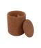 Scented candle, 1 piece, with a ceramic base, in several colors, 11 cm