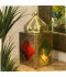 Metal Lantern - Indian - 21 x 47 cm - 2NN10-37 Metal Lantern - Indian - 21 x 47 cm - 2NN10-37