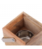 Natural wood incense burner 8*8 cm Natural wood incense burner 8*8 cm