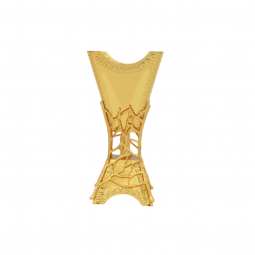 Gold Steel Incense Burner 21 cm - 2AA6-298