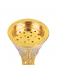 Glass and gold incense burner 21 cm Glass and gold incense burner 21 cm