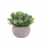 Artificial flower vase with a 14cm marble base Artificial flower vase with a 14cm marble base