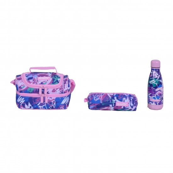 4-Piece School Backpack Set with Unique Design - 16 Inch