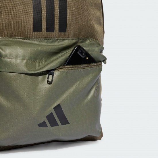 Adidas Classic Multi-Purpose Backpack - Black/Olive Adidas Classic Multi-Purpose Backpack - Black/Olive