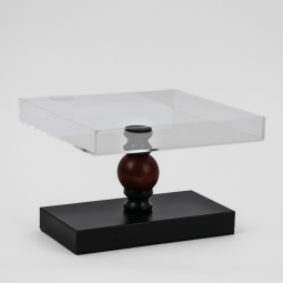 Acrylic square serving tray with black base – 2SS7-953