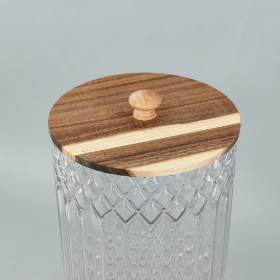 Jack juice container with a unique design and wooden base, 6.6 liters - 2M1R100035