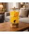 Elegantly designed juice jug with a wooden base, 4.3 liters - 2M1R100040