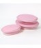 Oval Glass Tray Set with Plastic Lids - Pink - 3 Pieces - 2M1GG900068