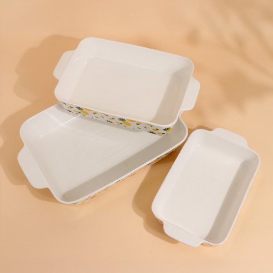3-piece ceramic tray set - 2S1MM100553 3-piece ceramic tray set - 2S1MM100553