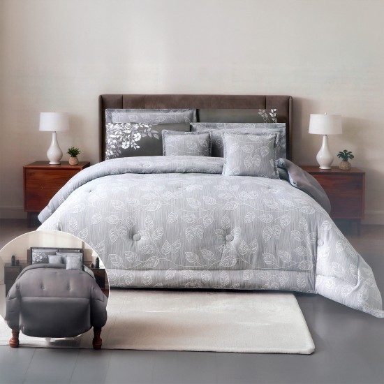 طقم لحاف فاخر بتصميم أنيق ولمسة راقية ارتقِ - 8 قطع - 2GG4-A01-098 طقم لحاف فاخر بتصميم أنيق ولمسة راقية ارتقِ - 8 قطع - 2GG4-A01-098