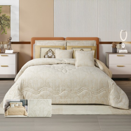 Embroidered duvet cover set, royal design, single size 230 x 170 cm - 2GG4-A05-115