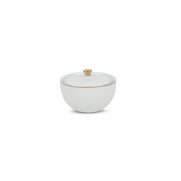 Ceramic Bowl - White - 10 x 6 cm