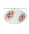 Floral Patterned Plate - Oval - 24 x 36 cm Floral Patterned Plate - Oval - 24 x 36 cm