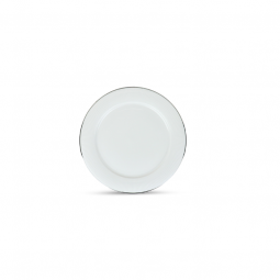 Round Serving Platter - Silver Lined - 16 x 16 cm
