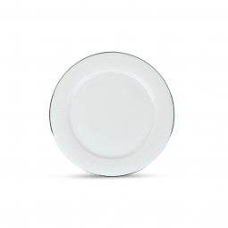 Round Serving Platter - Silver Lined - 23 x 23 cm
