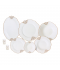 Elegant dining set with a modern design - 28 pieces Elegant dining set with a modern design - 28 pieces