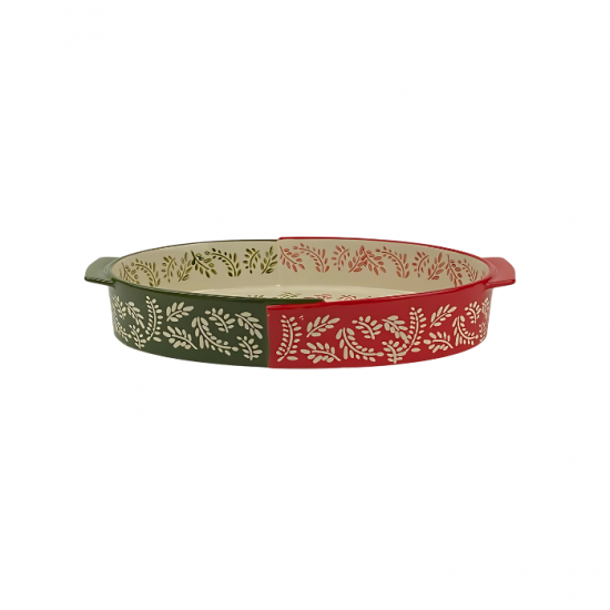 Oval ceramic baking tray Oval ceramic baking tray