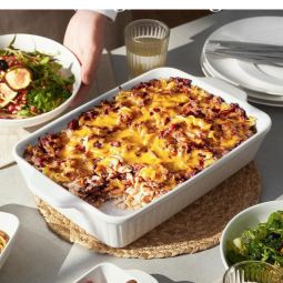 Rectangular ceramic tray