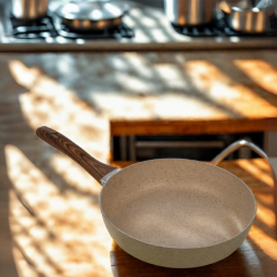 Beige granite frying pan 22 cm