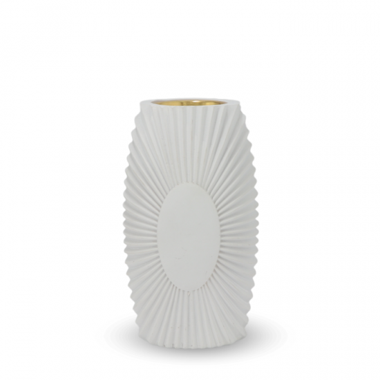 White ceramic incense burner, 17 cm White ceramic incense burner, 17 cm