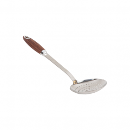 Scoop spoon with wooden handle, 40 cm