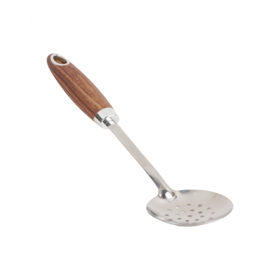 Scoop spoon with wooden handle, 32 cm Scoop spoon with wooden handle, 32 cm