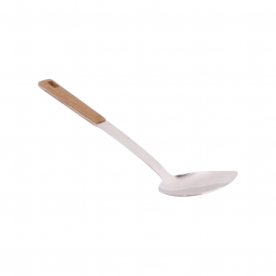 Scoop spoon with wooden handle 35.5 cm