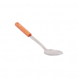 Scoop spoon with wooden handle, 35.5 cm