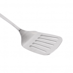 Scoop spoon with wooden handle, 36 cm
