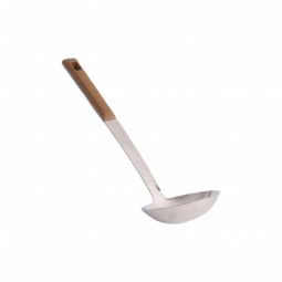 Round spoon with wooden handle 33.5 cm
