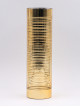 Round golden glass vase size: 35 * 10 cm
