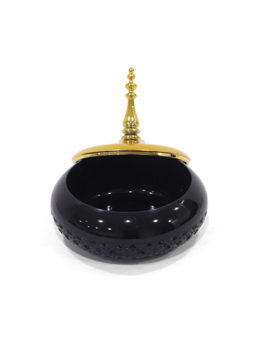 A small size dates bowl, Black color