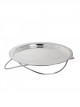 Tray Introducing Infinity Round, silver color, 36 cm