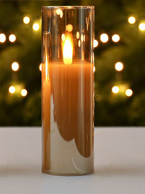 Battery operated candle size 13 cm