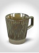 Brown glass cup