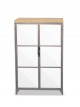 Metal wardrobe 2 doors 2 shelves size 31 * 64 * 103cm