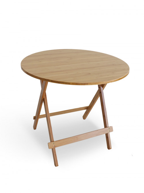 Wooden serving table size: 60*69 cm