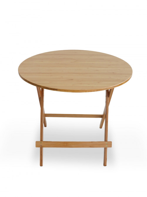 Wooden serving table size: 60*69 cm