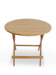 Wooden serving table size: 70*79 cm