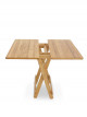 Square Wooden Folding Serving Table