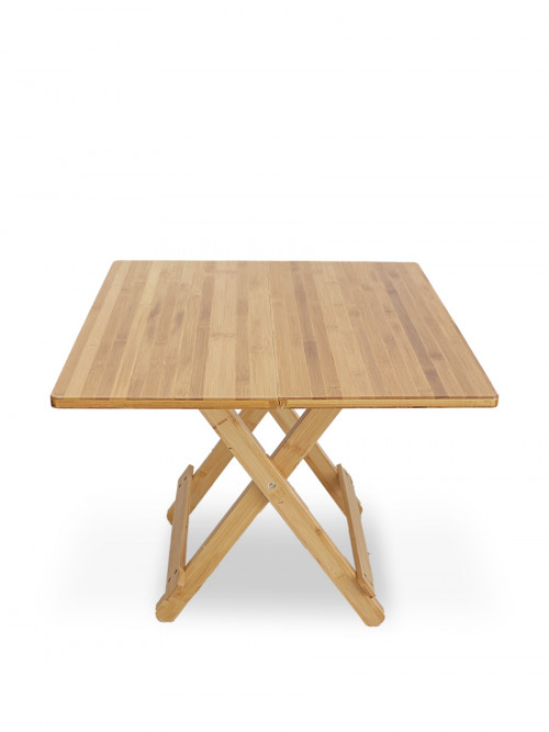 طاولة تقديم قابلة للطي خشبي مربع 