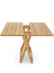 Wooden serving table size: 70*79*79 cm