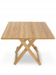 Wooden serving table size: 70*79*79 cm
